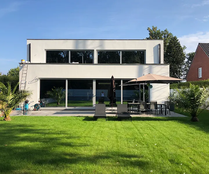 Villa moderne à toiture plate